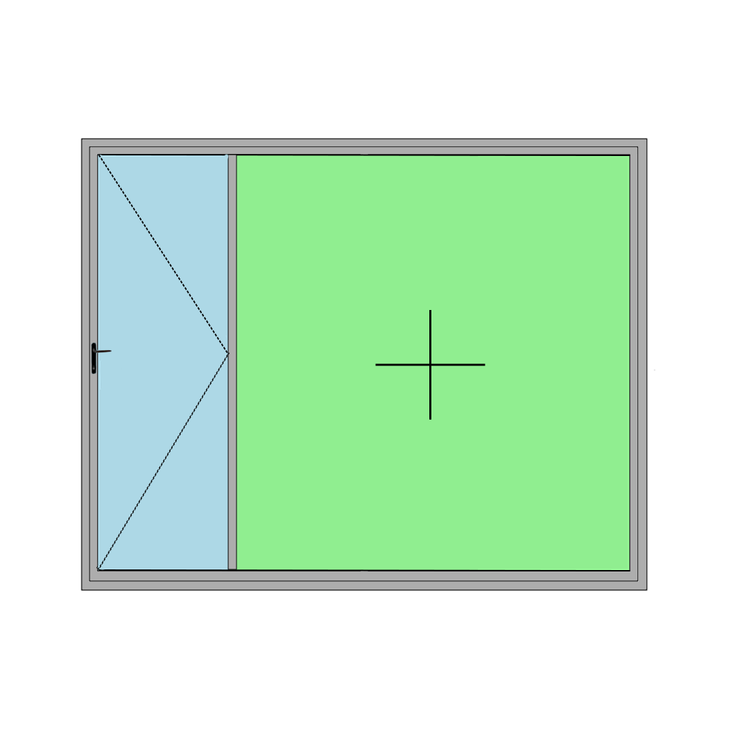 Casement Window With Right Fixed
